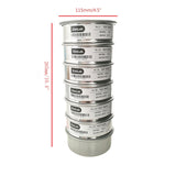 KimLab 0108TS10 Economy 4" / 10cm Diameter Test Sieve with Cover and Pan,#5,#10,#35,#60,#120,#230 Mesh Size,304 Stainless Steel Wire Cloth