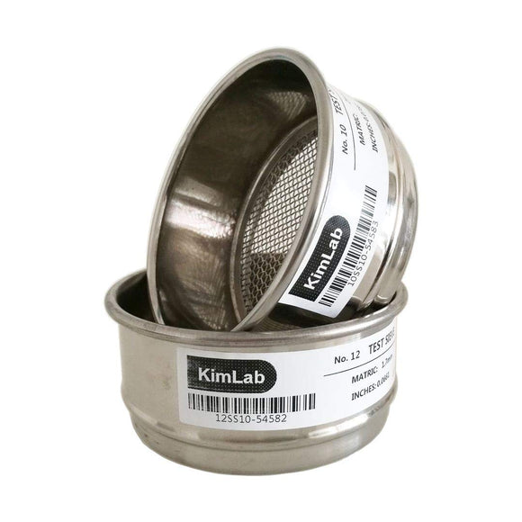 KimLab SS10 Standard Test Sieve, 4