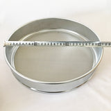 KimLab TS30 Economy Test Sieve, 12" / 30cm Diameter, Chrome Plating Steel Frame, 304 Stainless Steel Wire Cloth,