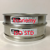 KimLab TS20 Economy Test Sieve, 8" / 20cm Diameter, Chrome Plating Frame, 304 Stainless Steel Wire Cloth