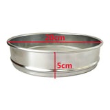 KimLab TS20 Economy Test Sieve, 8" / 20cm Diameter, Chrome Plating Frame, 304 Stainless Steel Wire Cloth
