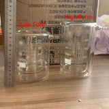 DONLAB CFN Glass Graduated Flat-Bottom Low-Form Jacketed Beaker Double-Layer Lab Reaction Beaker