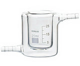 DONLAB CFN Glass Graduated Flat-Bottom Low-Form Jacketed Beaker Double-Layer Lab Reaction Beaker