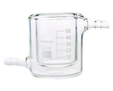 DONLAB CFN Glass Graduated Flat-Bottom Low-Form Jacketed Beaker Double-Layer Lab Reaction Beaker