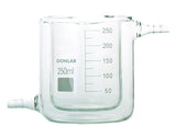 DONLAB CFN Glass Graduated Flat-Bottom Low-Form Jacketed Beaker Double-Layer Lab Reaction Beaker