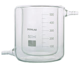 DONLAB CFN Glass Graduated Flat-Bottom Low-Form Jacketed Beaker Double-Layer Lab Reaction Beaker