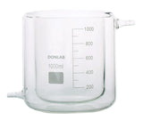 DONLAB CFN Glass Graduated Flat-Bottom Low-Form Jacketed Beaker Double-Layer Lab Reaction Beaker