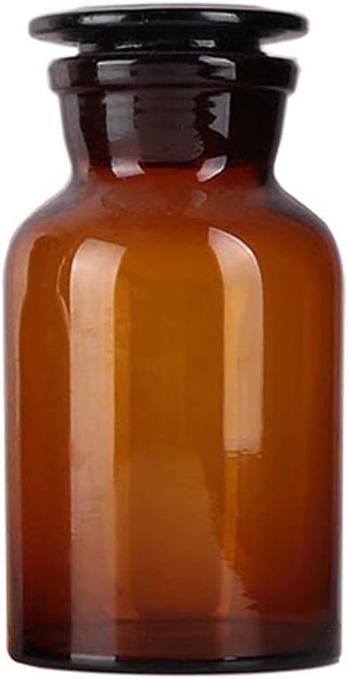 Amber Glass, Wide Mouth, Reagent Bottle